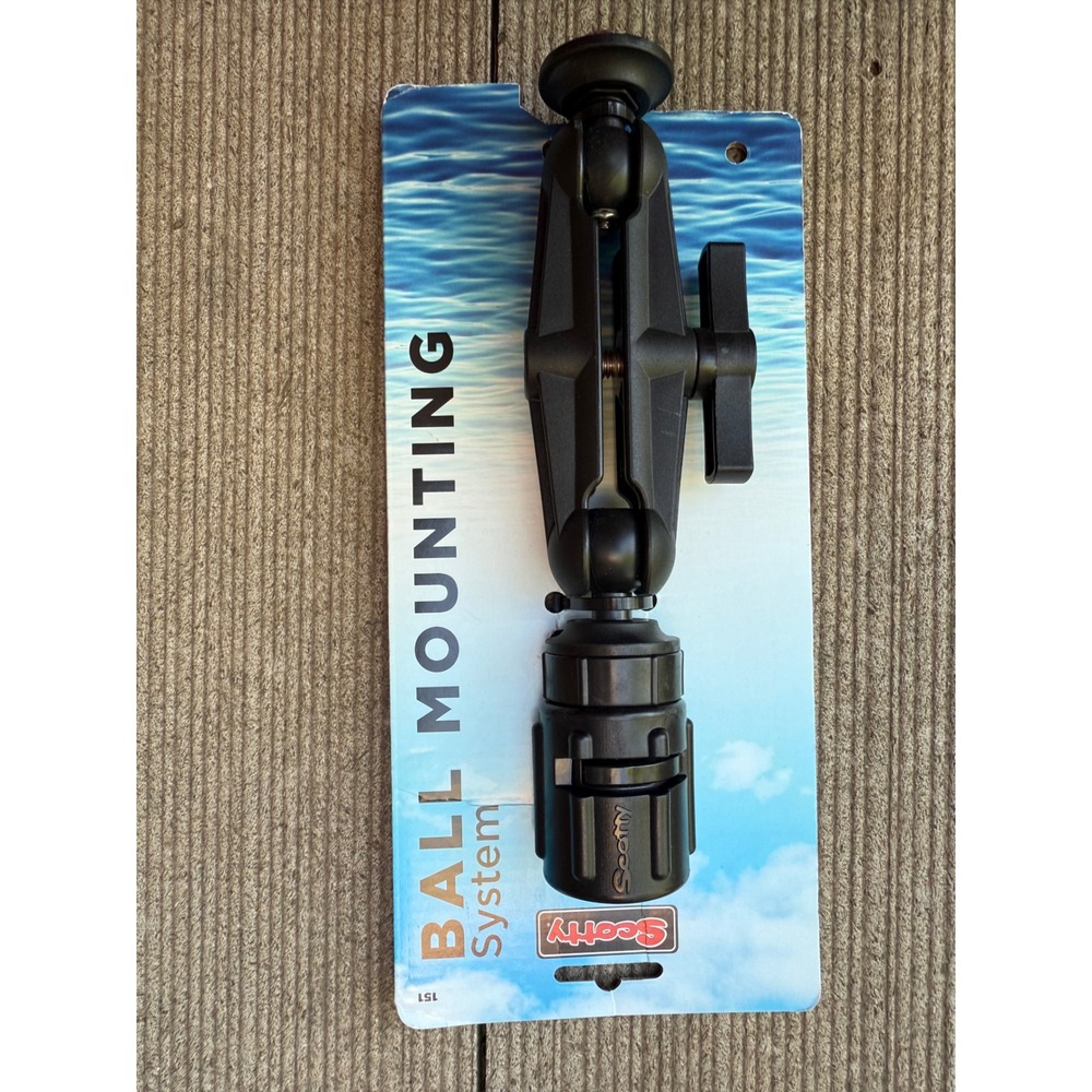 Scotty #151 Ball Mounting System Rod & Track Mount Kayak Fishing